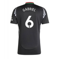 Fotballdrakt Herre Arsenal Gabriel Magalhaes #6 Bortedrakt 2024-25 Kortermet